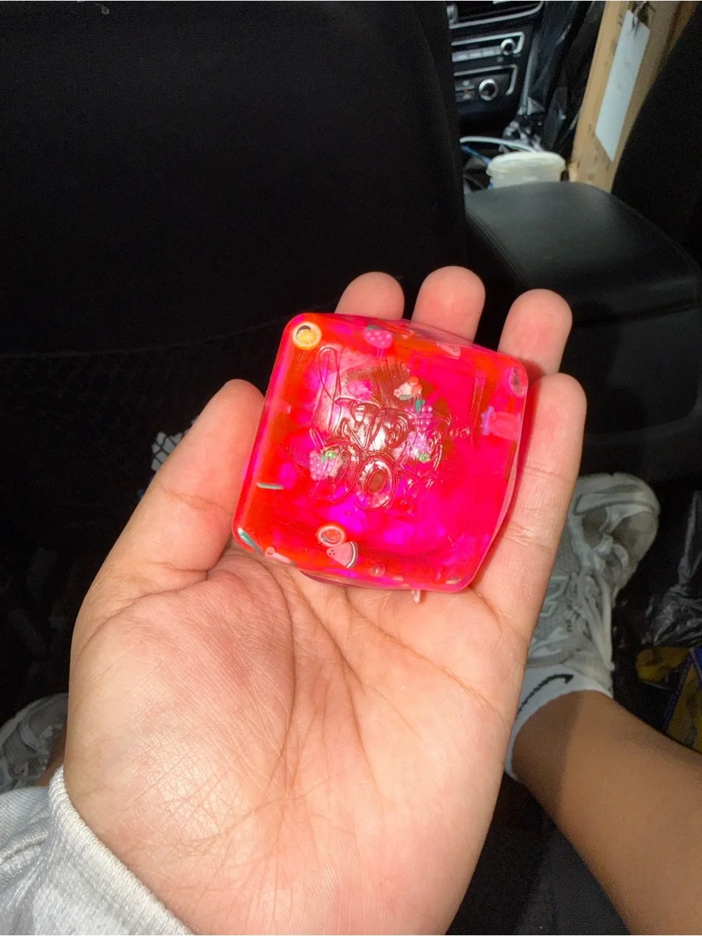 Starbucks Pink and Red Nice Cube Supttd Squish